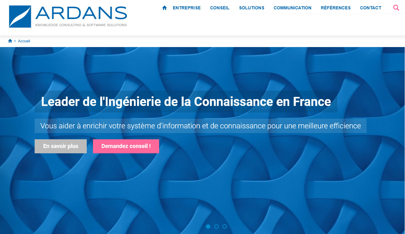 Ardans présente son nouveau site institutionnel