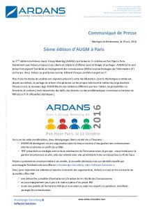 5me dition dAUGM  Paris