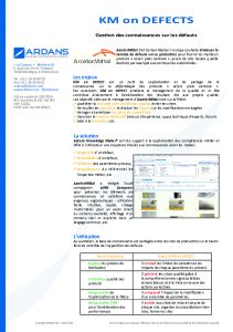 Projet Defects KM - Arcelor Mittal