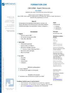 Formation CIM 61968 Aspect ressources - Formation Ardans 2024