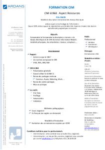 Formation CIM 61968 Aspect ressources - Formation Ardans