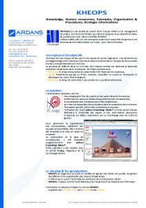Projet KHEOPS - IM Projet