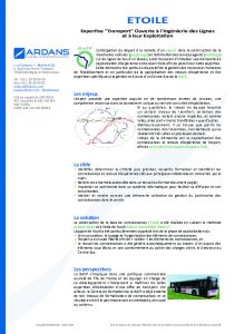 Projet ETOILE pour la RATP