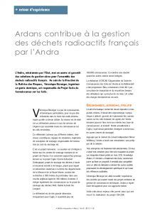 Retour d'exprience : rfrentiel Andra - VeilleMag